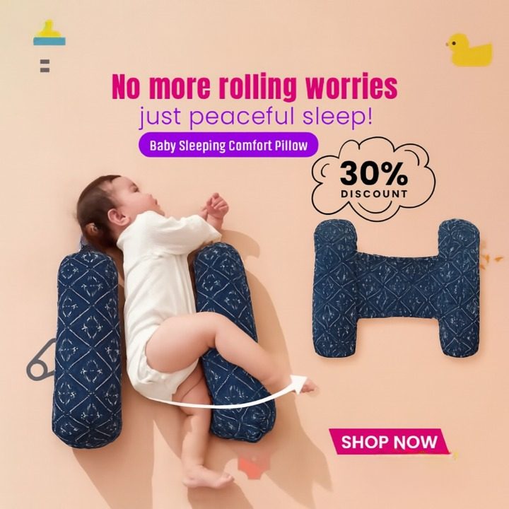 Printed Baby Sleep Cushion