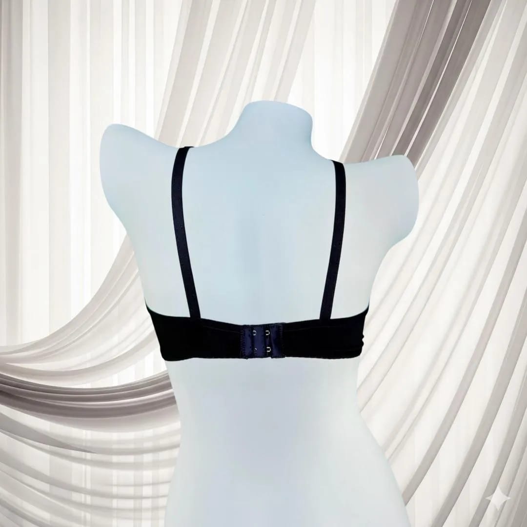BLUE Lace Bra for Women, Half Cup, Breathable, Sizes 32-42